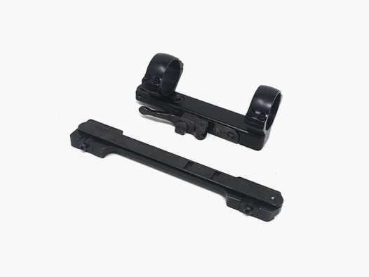 Contessa – Slitta per Sako 85 M + Attacco Monopezzo Simple Black con Anelli 30 mm