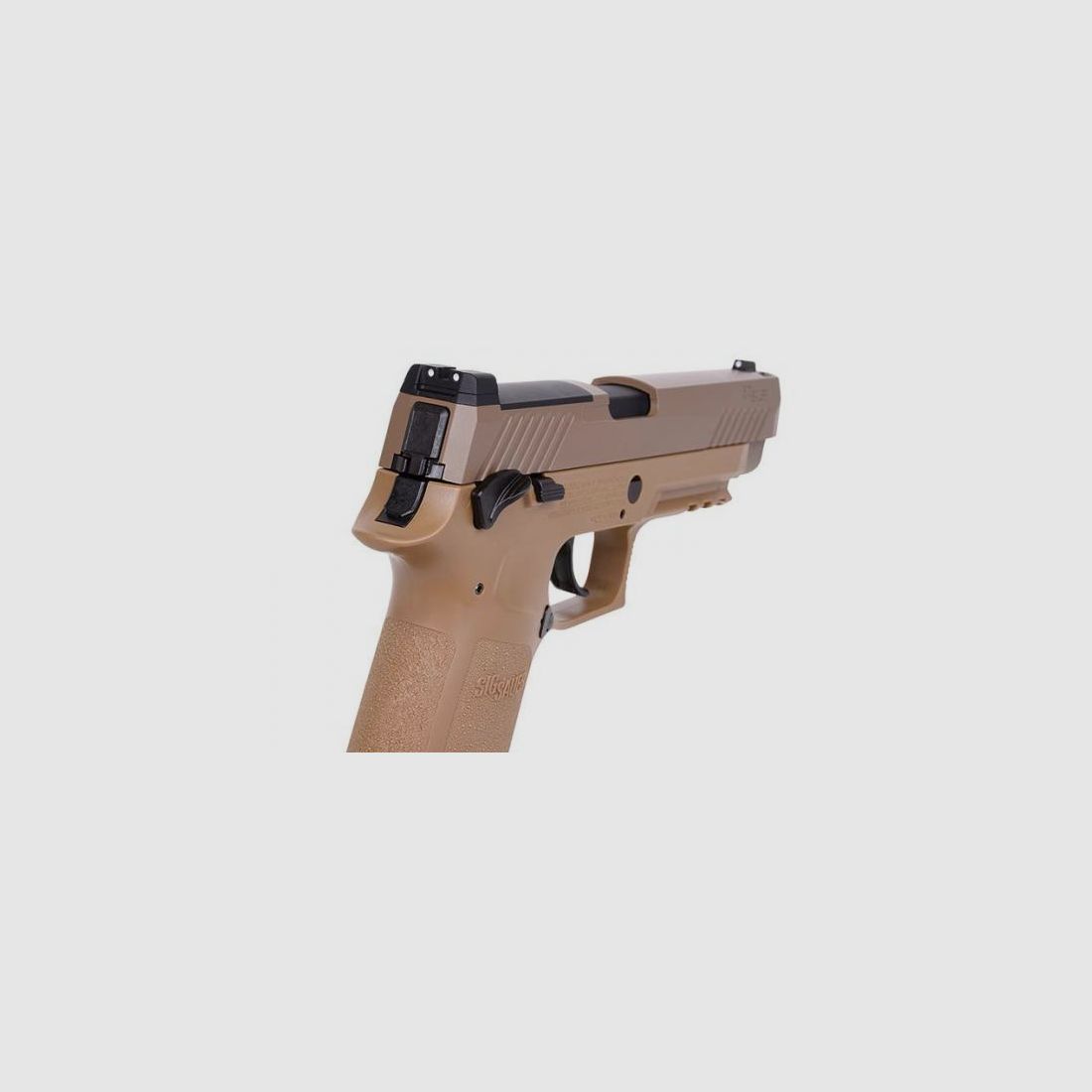 SIG Sauer P320-M17 4,5mm Coyote Tan 20 Schuss Luftpistole, Bild 5 von 7