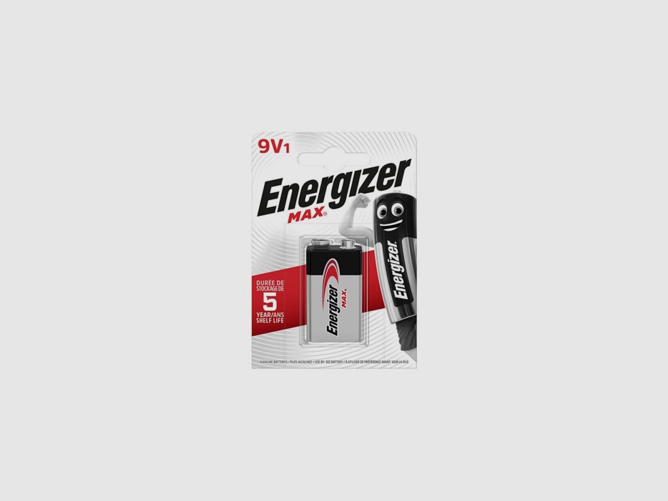 Batterie 9,0V Energizer MAX Block 9V/6LR61 Blister à 1 Stk.