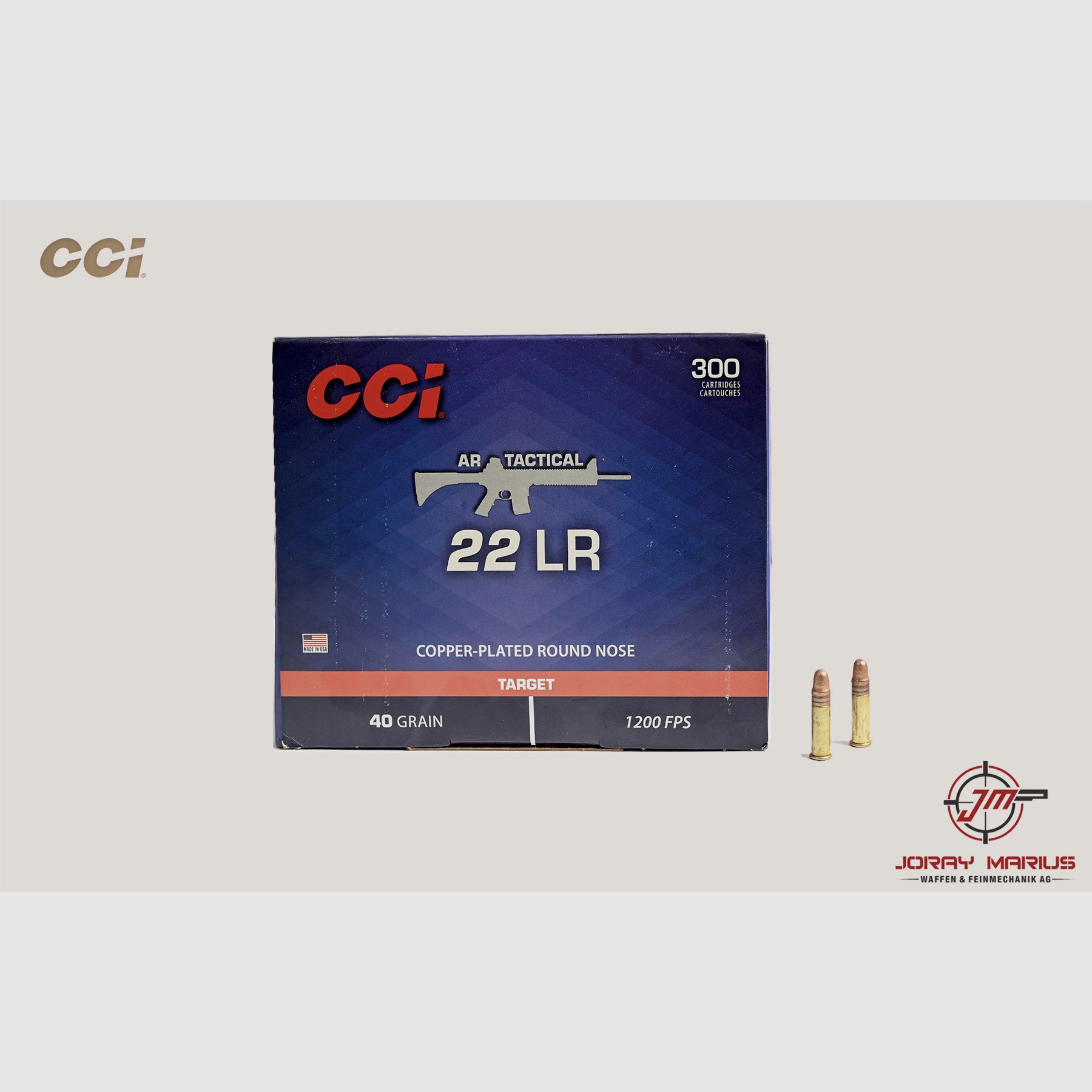 .22lr CCI AR Tactical 40gr – 300 Patronen