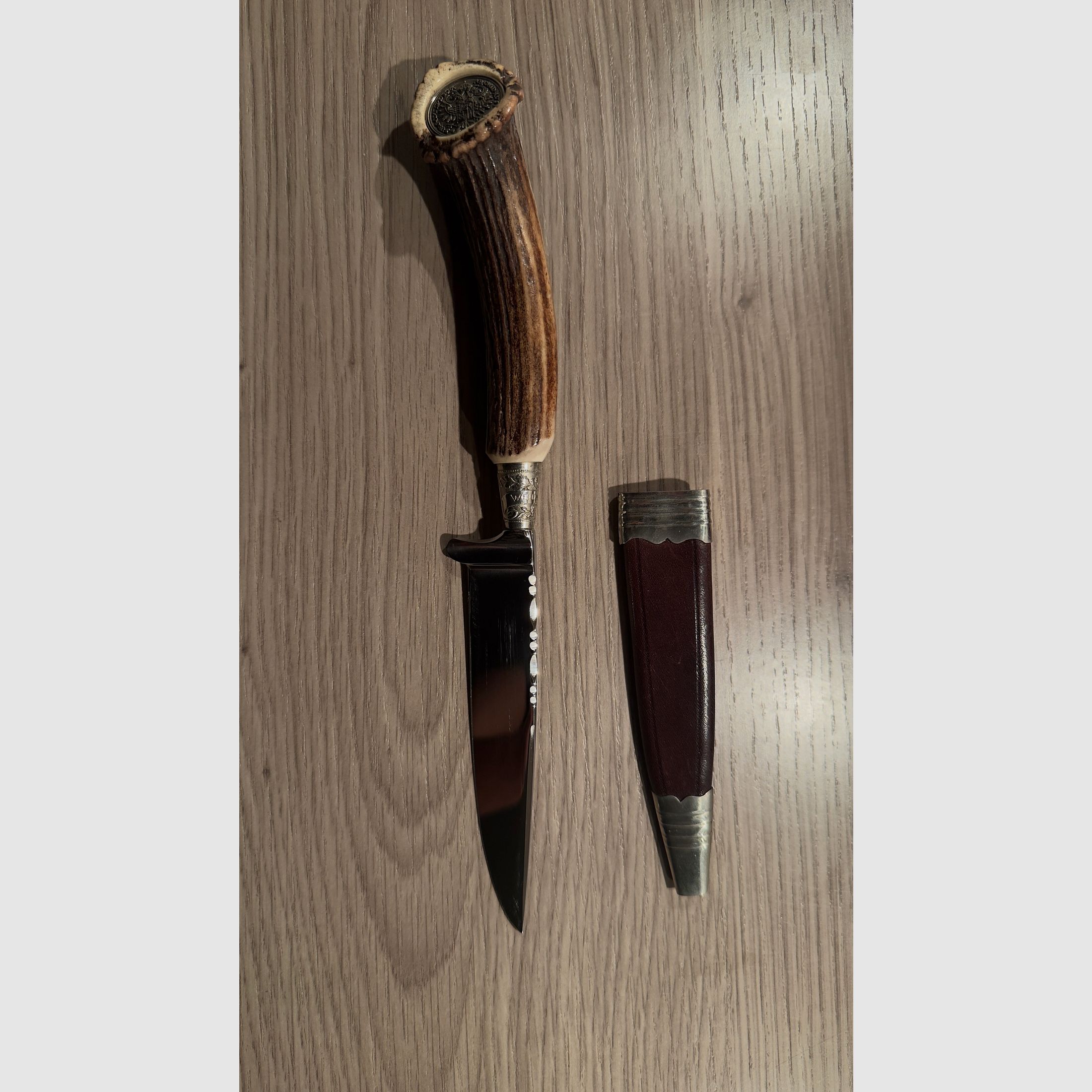 Jagdmesser Rehwappen Original Linder Messer aus Solingen