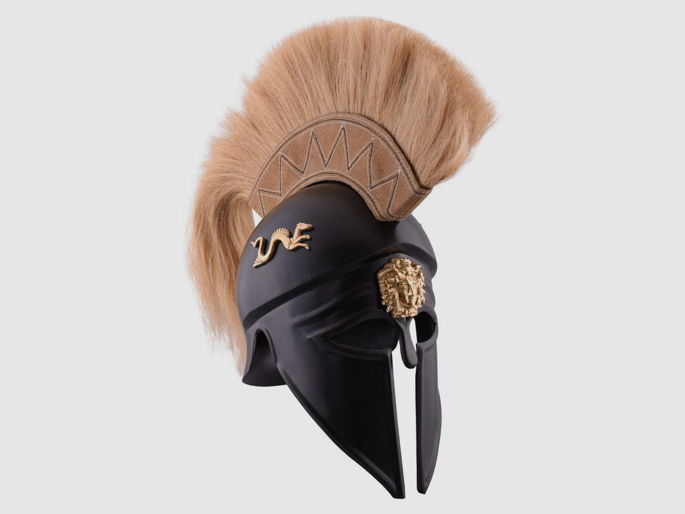 Korintherhelm mit Helmbusch