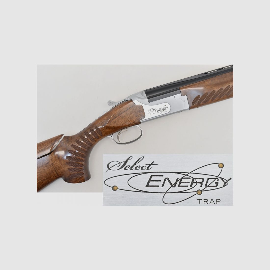 WINCHESTER " SELECT ENERGY " TRAP Bockflinte / BDF mit 76cm langen Läufen im Kaliber 12/76 Mag.