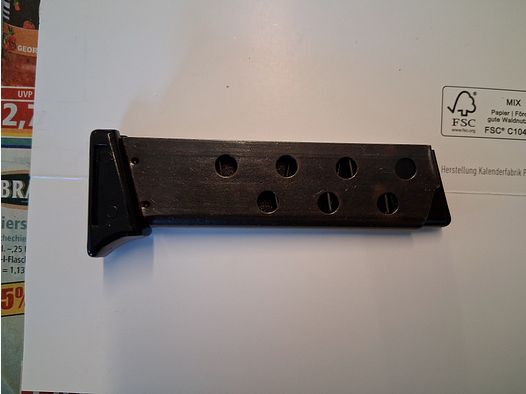 Magazin für Reck PK 800 / Walther PPK Kal. 8 mm P.A.K. (neuwertig)