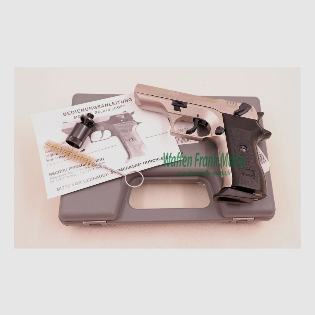 Record, Deutschland COP vernickelt 9mm P.A.K., Bild 1 von 3
