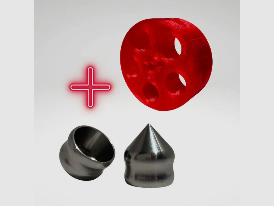 Z-RAM Z-DRUM & 6X Z.68S 9.5G STEEL BULLETS CAL 0.68 READY TO GO FOR UMAREX T4E TR68 HDR68 RED