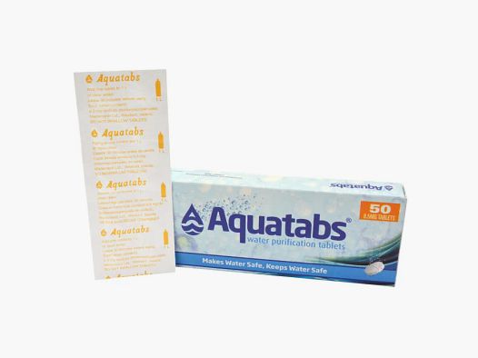 Medentech® Aquatabs® 50 comprimés pour la désinfection de l'eau