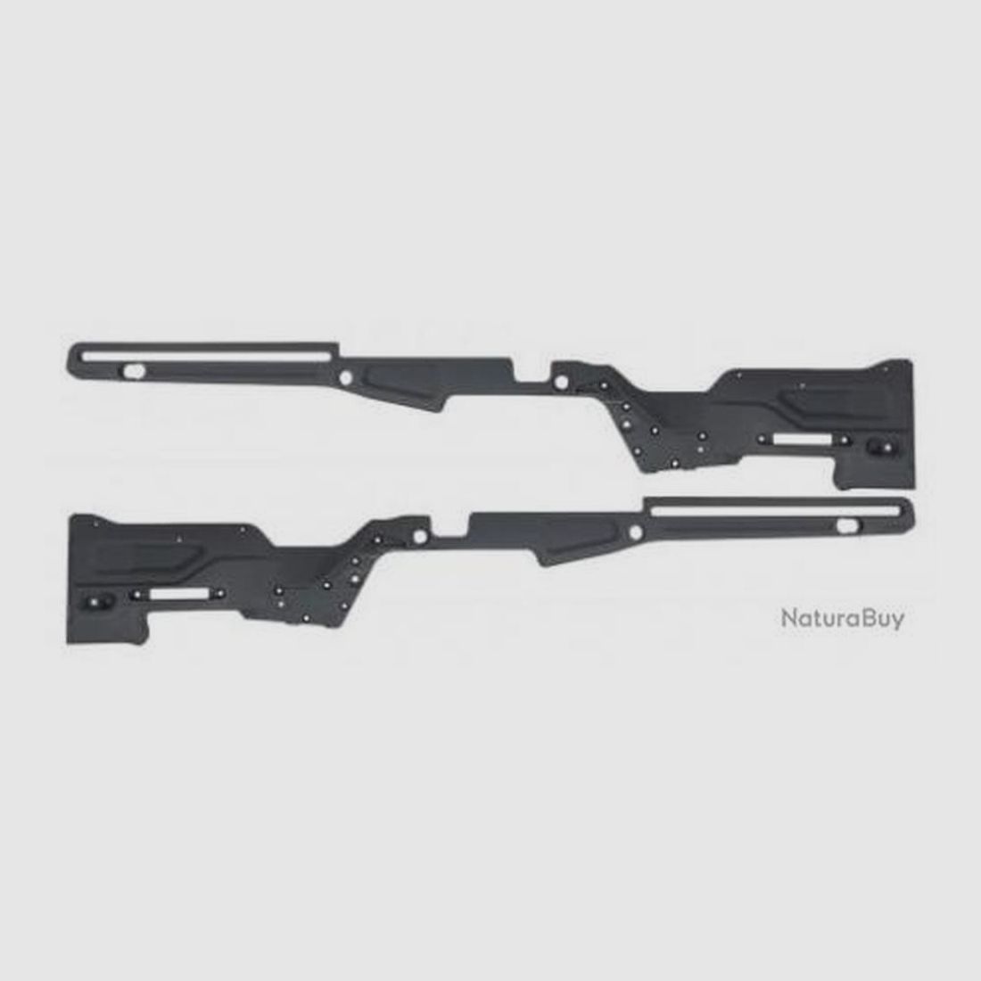 Receiver Plate Action Army AAC T10 Schwarz - Aluminium CNC - Optimale Robustheit - Präzision und Haltbarkeit, Bild 1 von 4