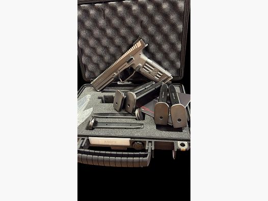 PISTOLA SEMIAUT. RAPAX SPORT NICHEL BLACK 9X19
