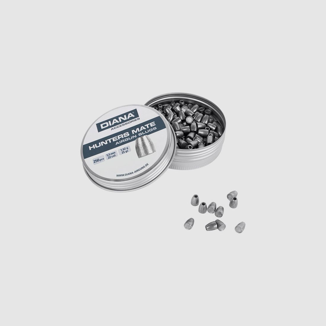 Hohlspitz Diabolos Diana Hunters Mate Slugs Klaiber 5,5 mm 1,62 g glatt 250 StĂĽck