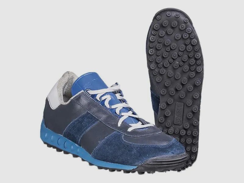 Bundeswehr Original BW Sportschuh Gelände blau gebraucht