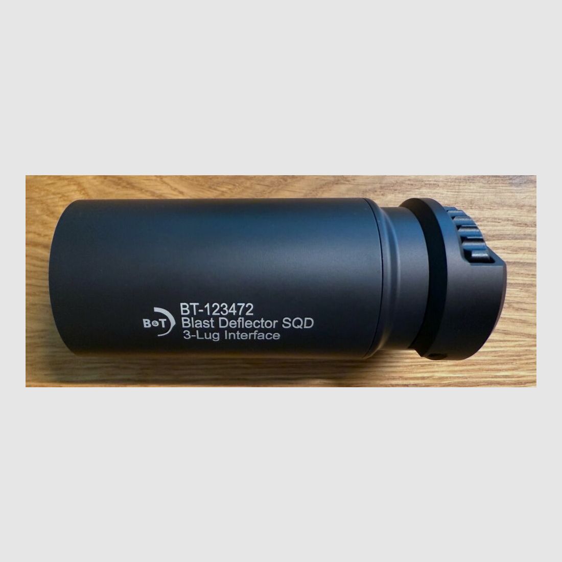 B&T AG (Brügger und Thomet) Blast Deflector SQD para Tri-Lug 9mm Luger SP5 / GHM9, imagen 1 de 3