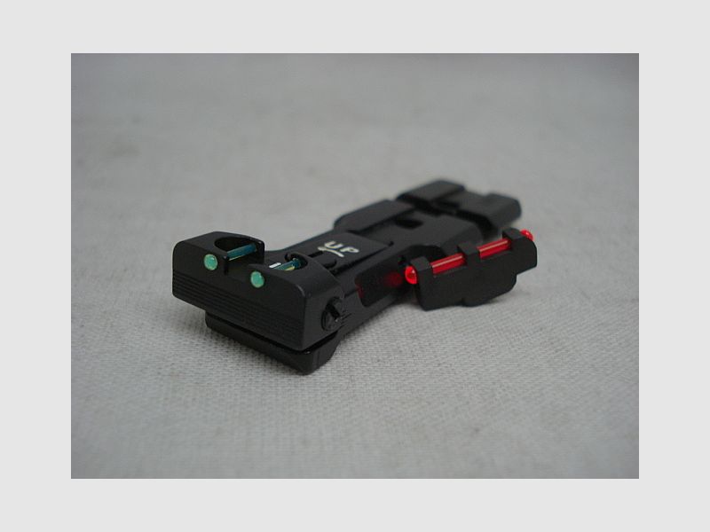WXT S&W KL/N black Fiberoptic - Weaverbase im Blister, 02-F1