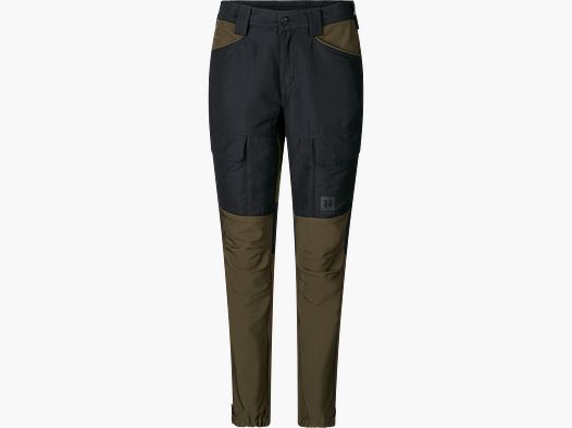 Pantalones Escandinavos Härkila Mujer Willow Green/Deep Well Purple 46/32"