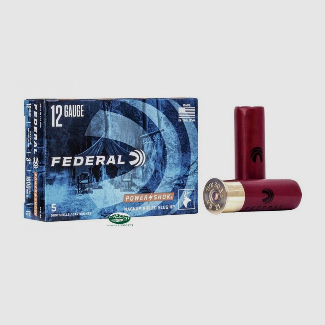 FEDERAL cartucce a palla cal.12 POWER SHOK magnum F131 RS