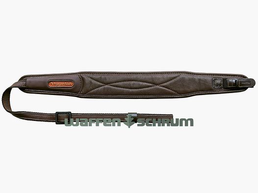 Niggeloh rifle sling Premium I leather 55x7cm / brown
