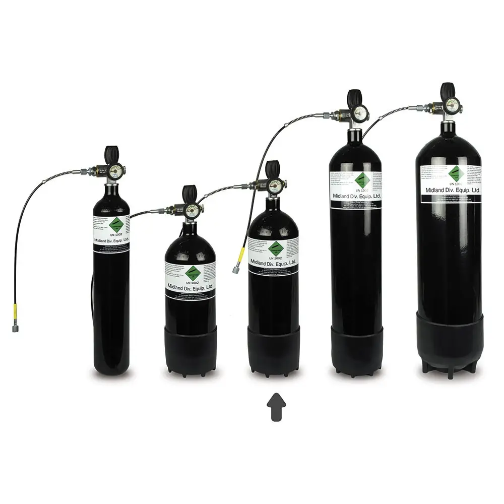 Bouteille 5 litres PCP 300 bars. Kit complet, image 2 sur 2