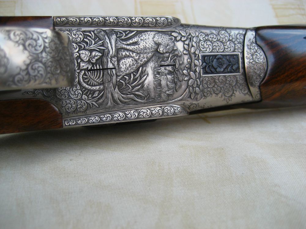 Ziegenhahn & Syn Double Rifle Big Five z wymienną lufą w zestawie z amunicją !!, zdjęcie 3 z 10