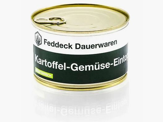 Feddeck Dauerwaren Fertiggericht Dose Kartoffel-Gemüse-Eintopf 400g