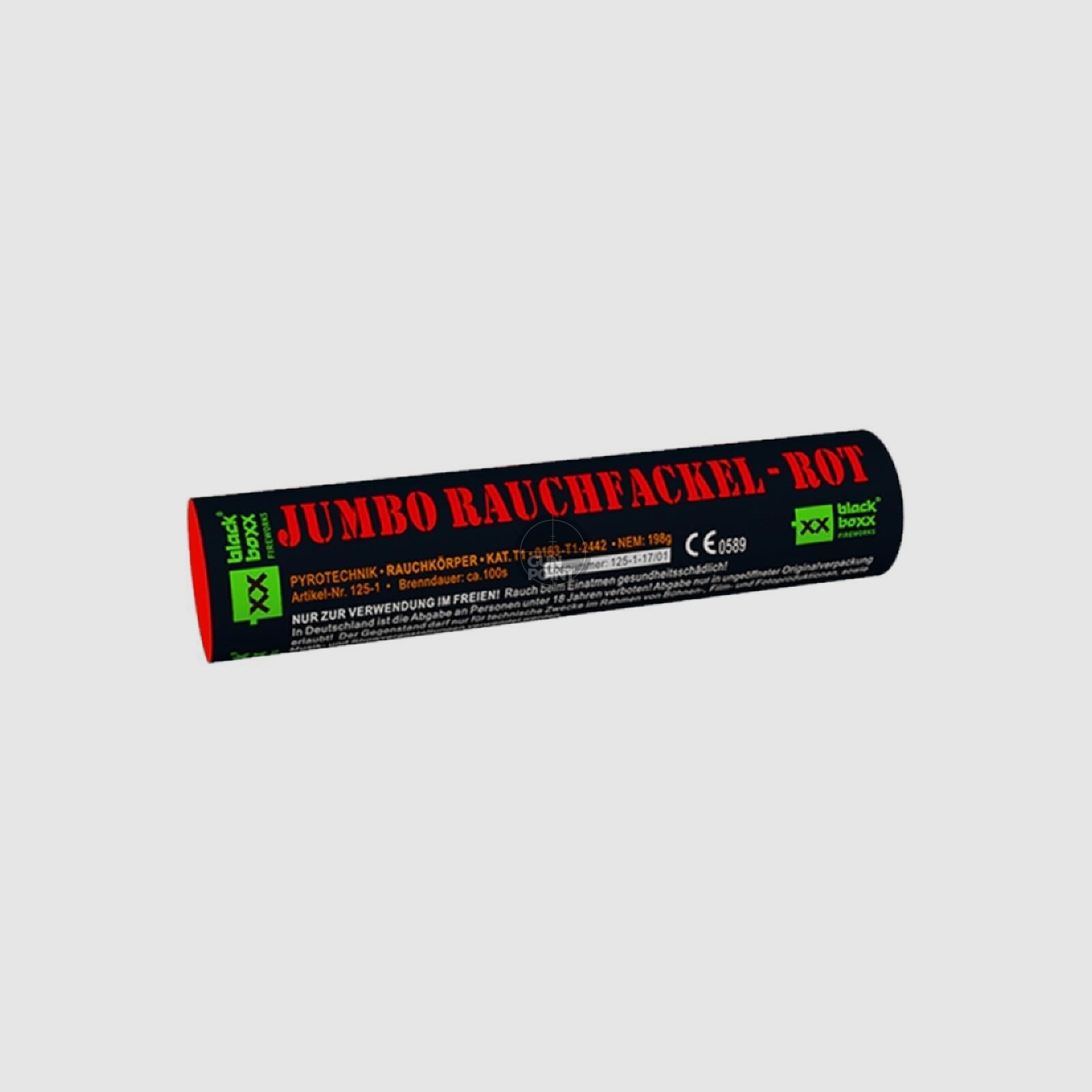 Blackboxx Jumbo Rauchfackel 100 Sek. - Rot