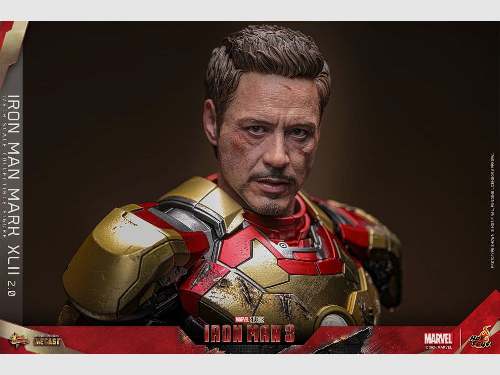 Iron Man 3 Movie Masterpiece Diecast Actionfigur 1/6 Iron Man Mark XLII (2.0) 32 cm | 43311