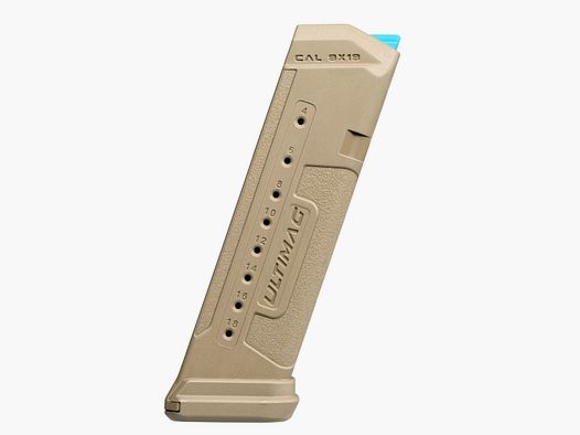 NEUWARE -- FAB DEFENSE Ultimag Magazin für Glock 17 9mm (18 Schuss) DESERT TAN