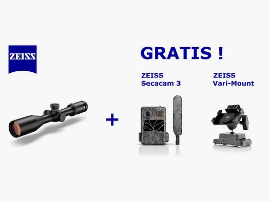 ZEISS Conquest V6 5-30x50 ... GRATIS ! Secacam 3 + Zeiss Vari-Mount