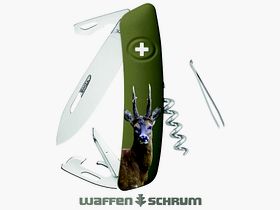 Swiza Klappmesser D05 Rehbock Klingensperre Klingenlänge: 7,5cm - Stahl 440