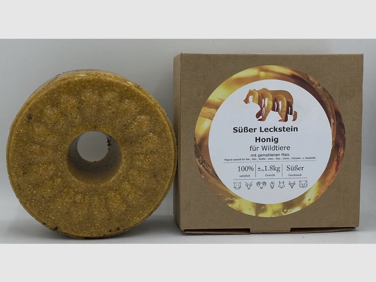 Wildlutscher Leckstein Honig