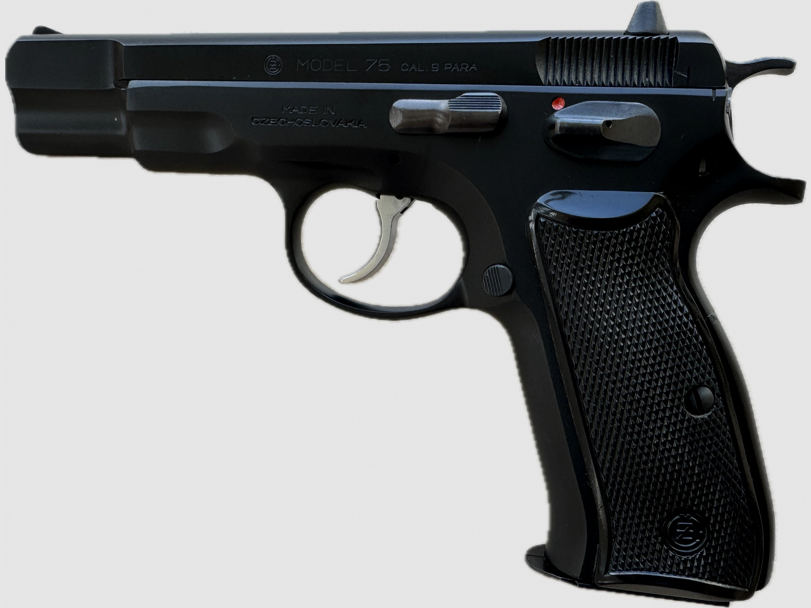 Pistole Brünner (Česká zbrojovka) M75 – Kaliber 9 mm Luger
