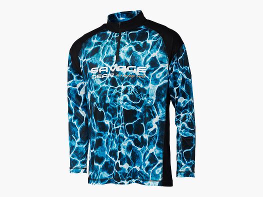 MARINE UV LONG SLEEVE TEE L SEA BLUE