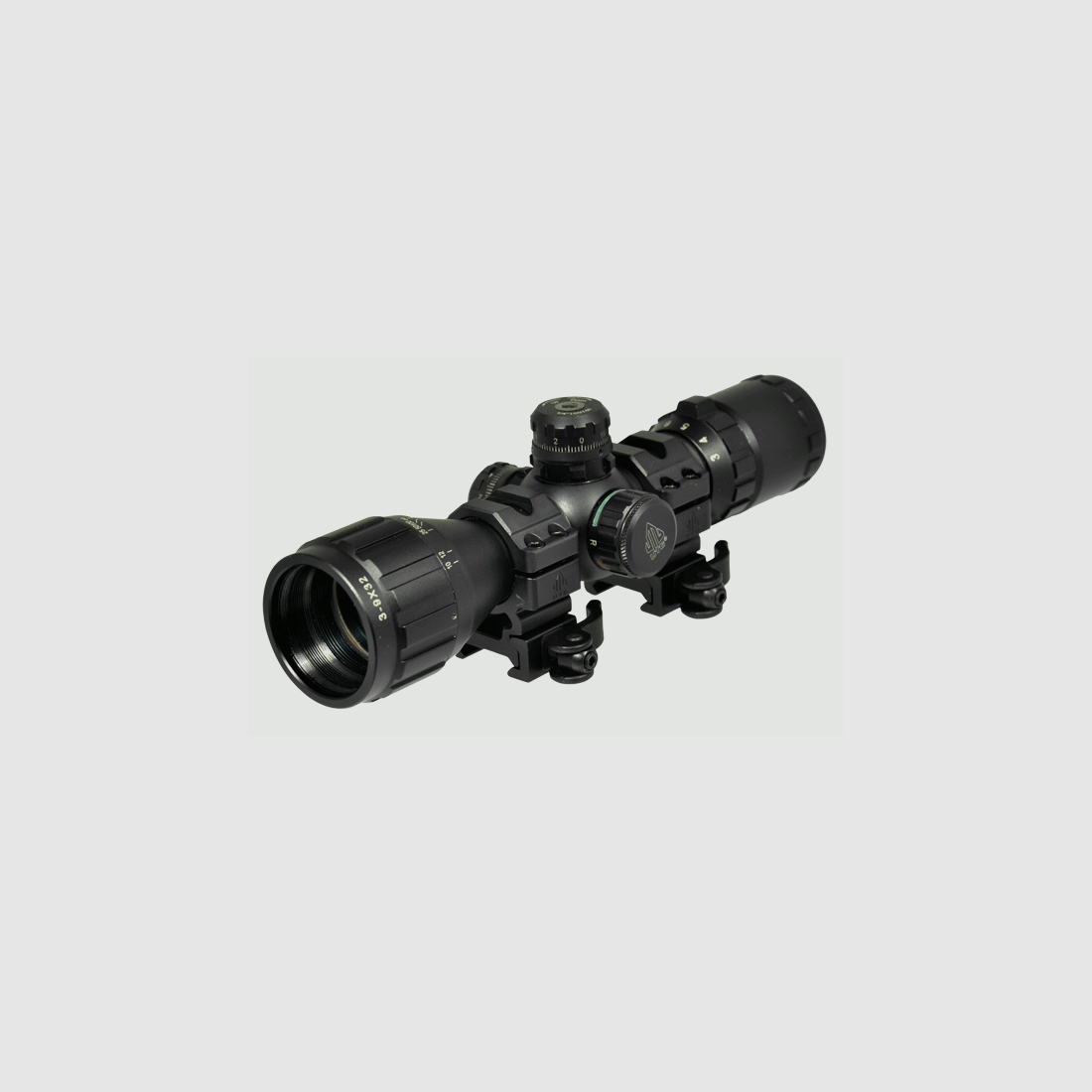 UTG 3-9x32mm Rot/Grn Mil-Dot, Zielfernrohr