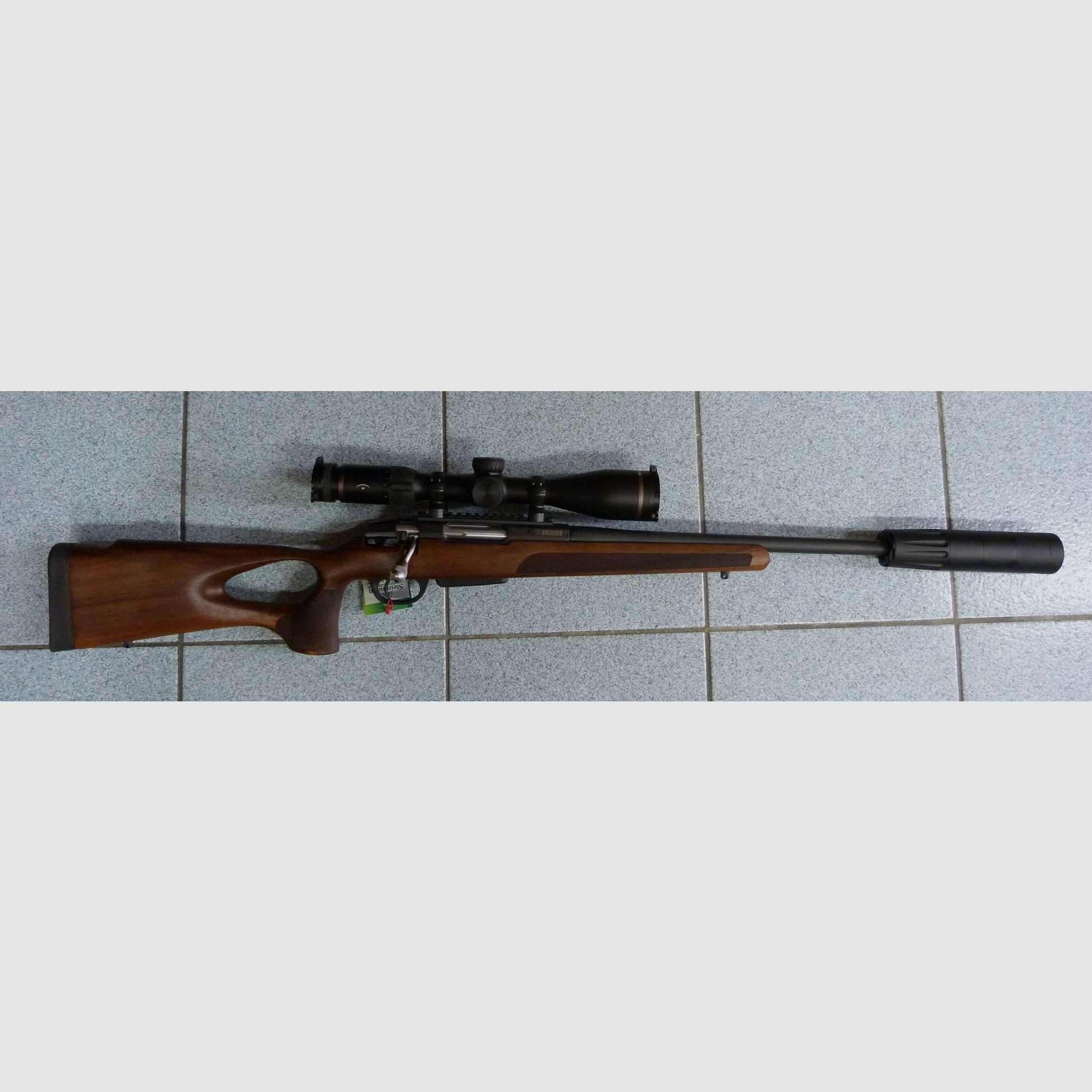 SET Repetierbüchse Brenner BR20 Holzlochschaft Kaliber 308 Win.