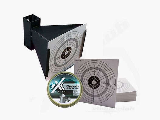 shoXx imbuto trappola per proiettili + 100 ZS + 1x 500 shoXx diabolos