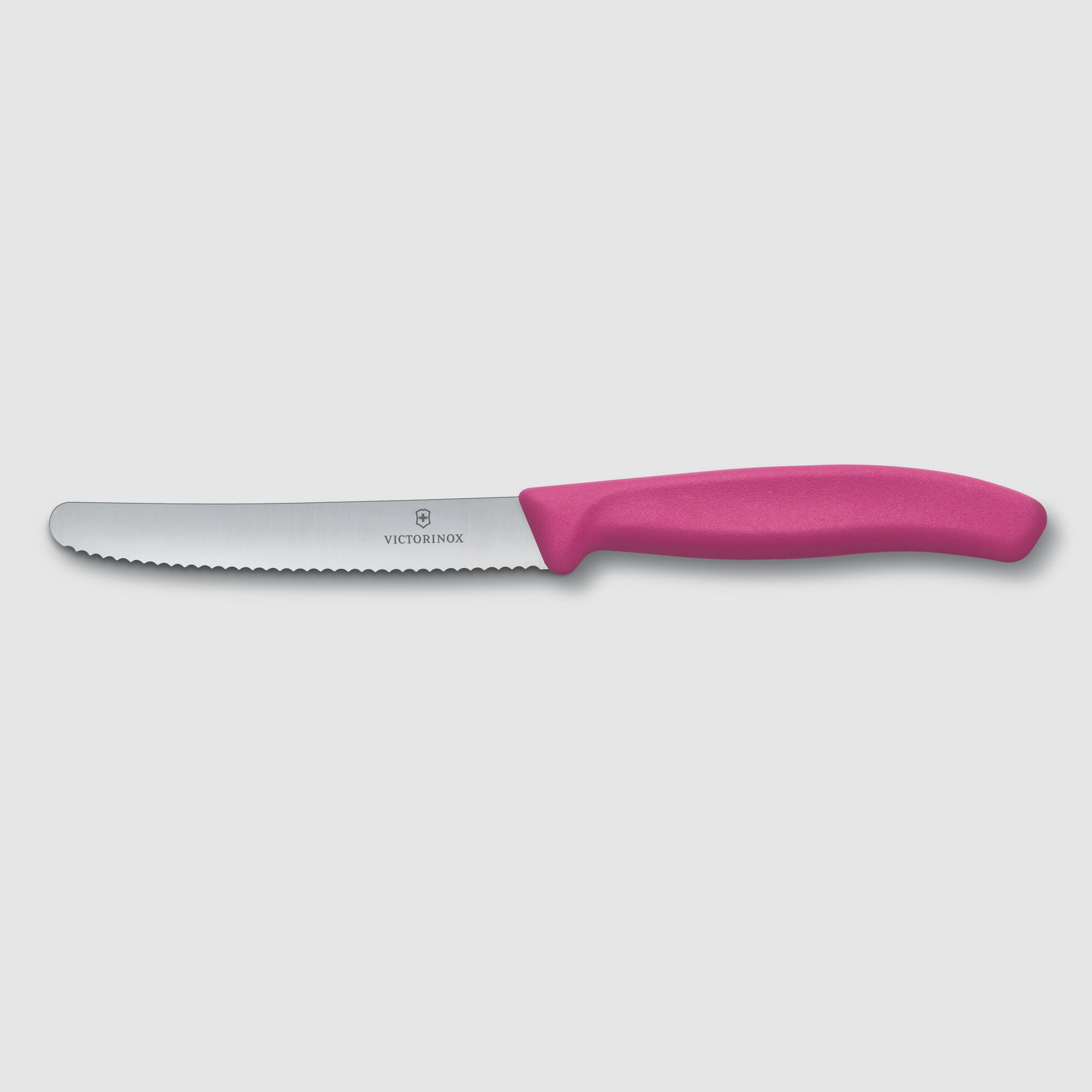 Tomatenmesser Swiss Classic Wellenschliff pink 11 cm