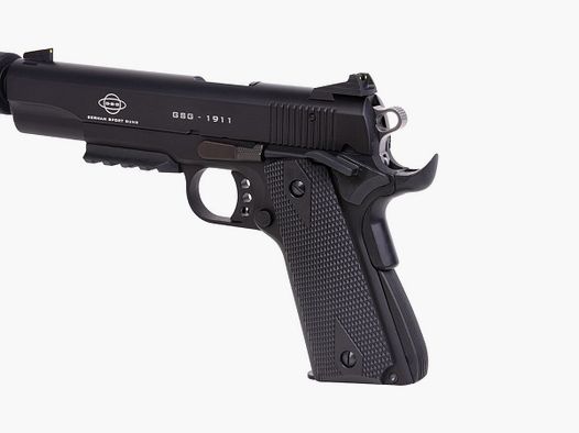 Pistool GSG 1911 ADOPS BLACK FAUX SUPP - kal. 22 LR