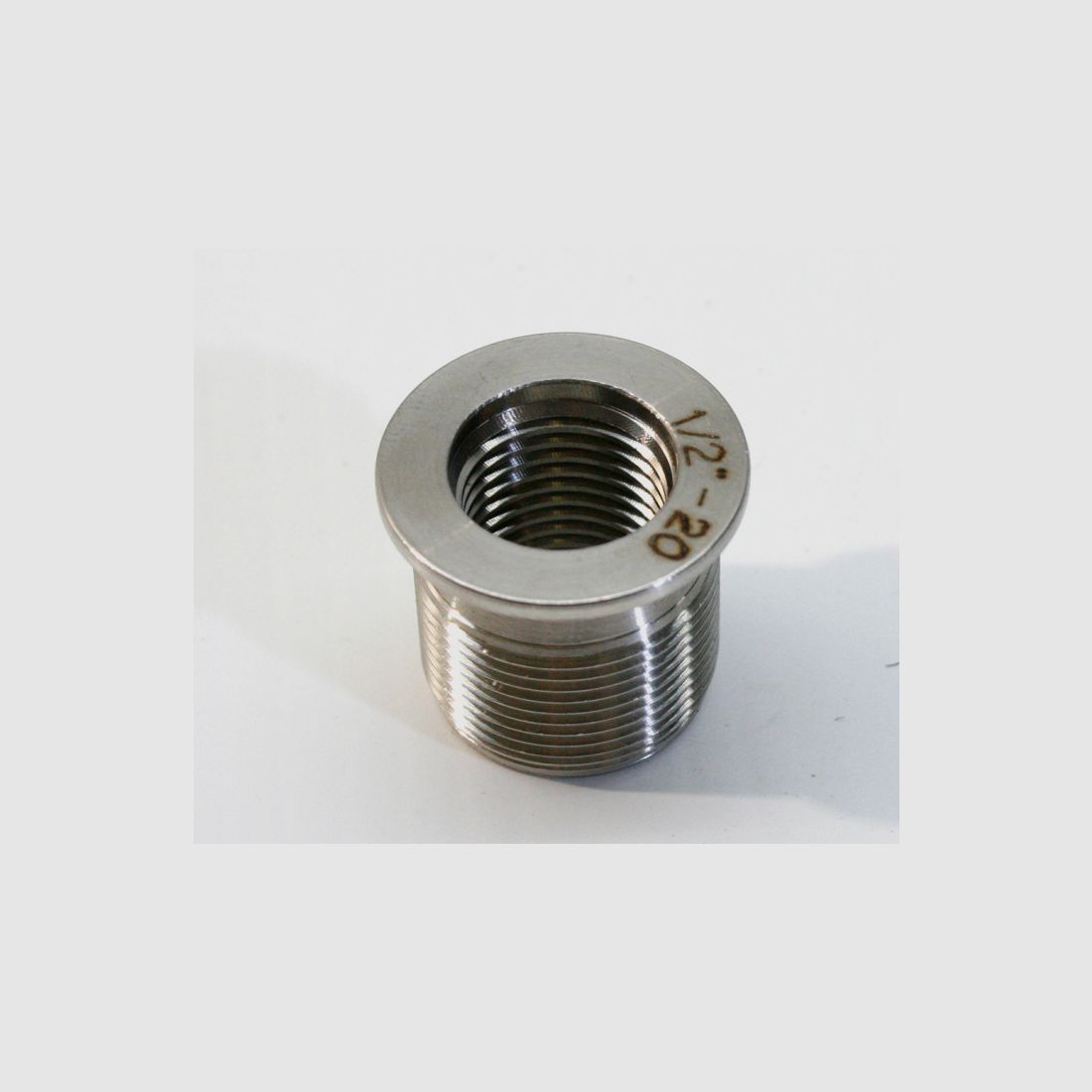 1 x HAUSKEN Gewindeadapter M18x1 auf 1/2''x20 UNF > WD60 JD224 JD184 JD151 SK156 MD45 Schalldämpfer