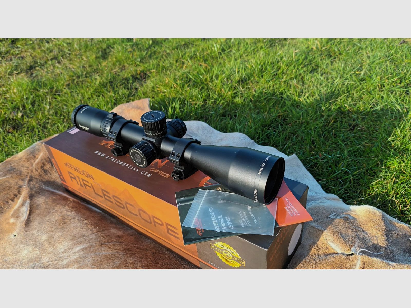 Zielfernrohr Athlon Ares BTR HD 2.5-15x50 MIL Gen3 Neuwertig