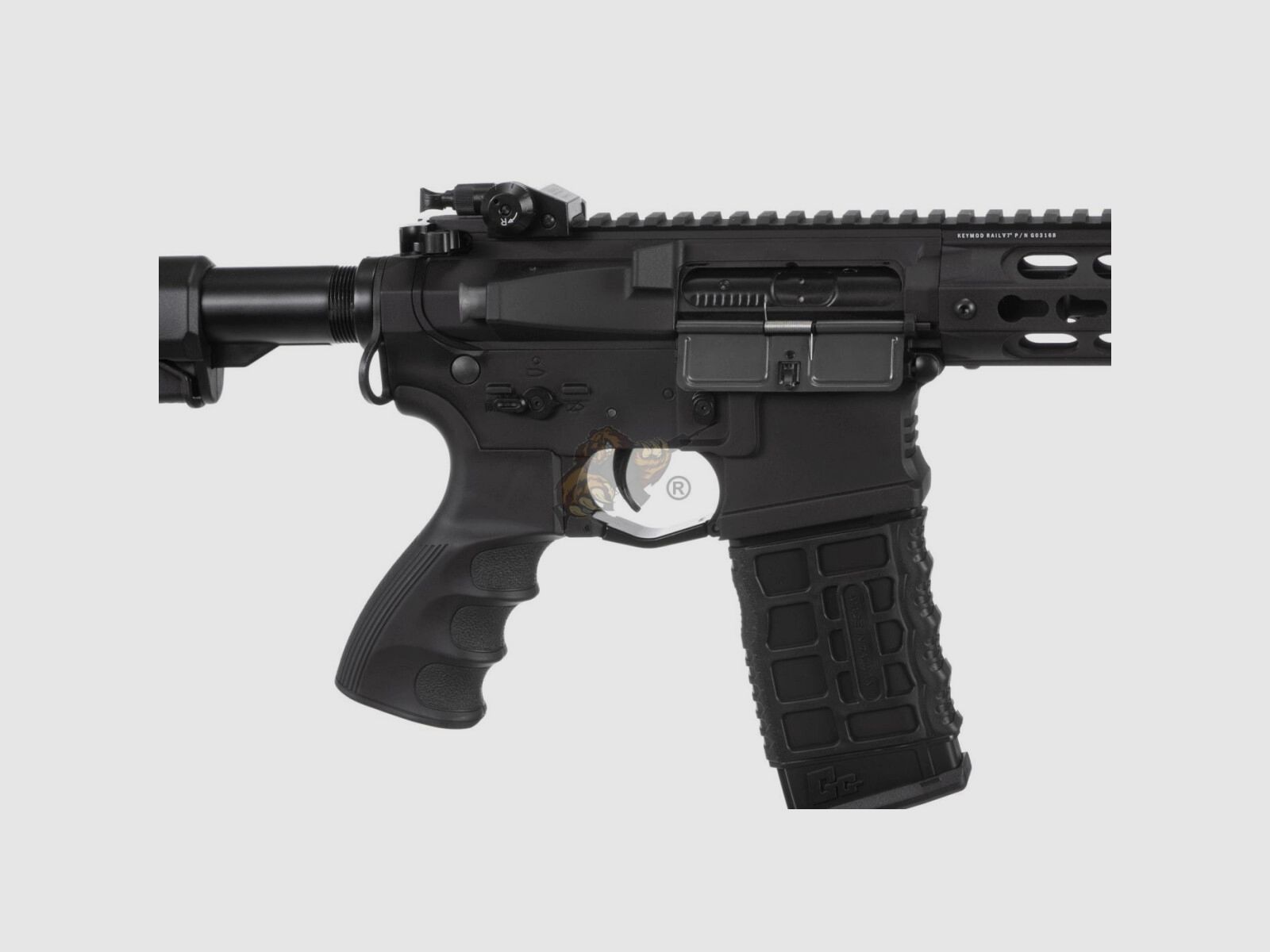 G&G GC16 WARTHOG 7" mit ETU in Schwarz Airsoft S-AEG frei ab 18
