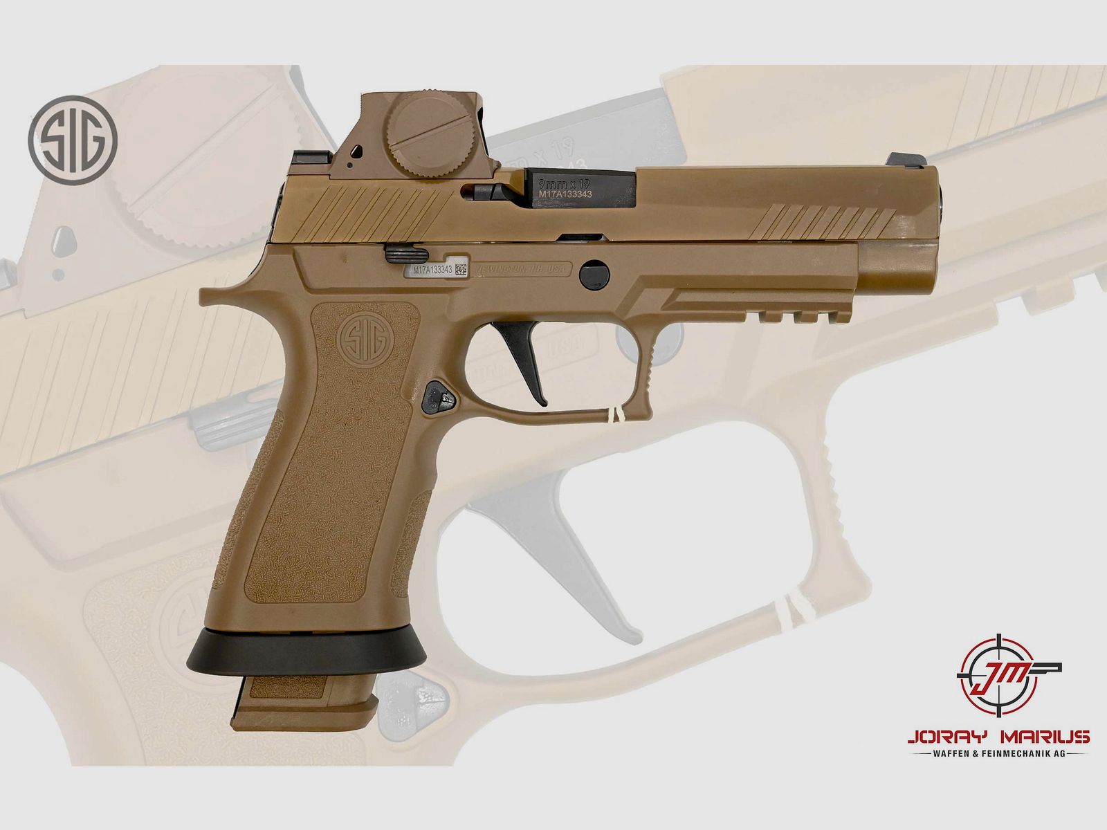 SIG Sauer P320 M17X US Military Coyote 9mm Para, immagine 1 di 2
