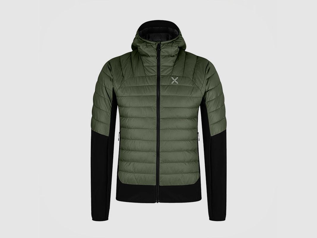 JACKE – MONTURA – PEAK HYBRID HOODED JACKET Salbeigrün, Bild 1 von 3