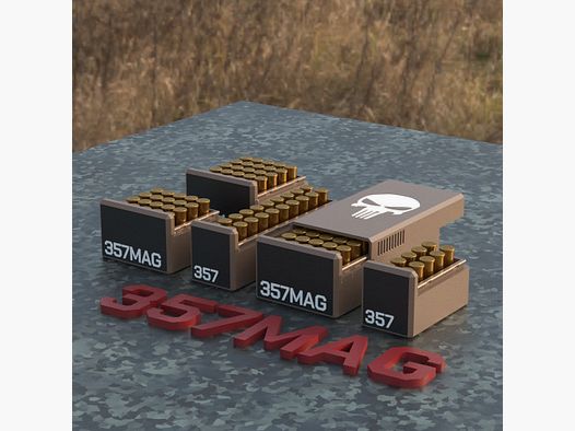 Filamelt Munitionsbox für .357 Magnum – 50 Schuss