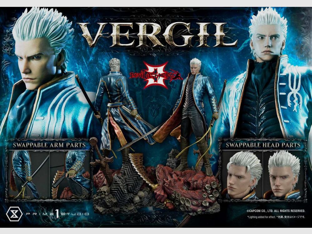 Devil May Cry 3 Ultimate Premium Masterline Series Statue 1/4 Vergil Standard Version 69 cm | 43084