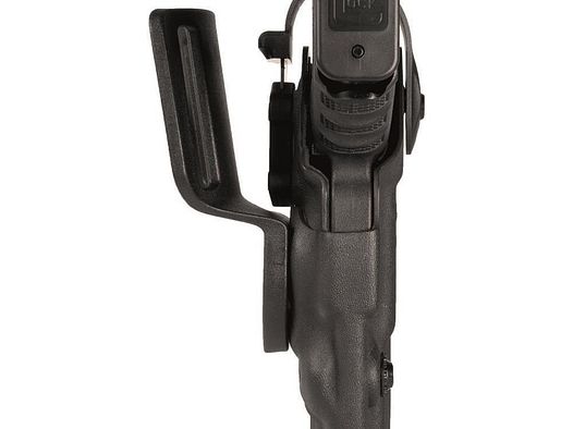 VEGATEK DUTY Holster mit Sicherheitslevel II Glock 19/19X/23//25/32/38/45-Schwarz-Rechtshänder