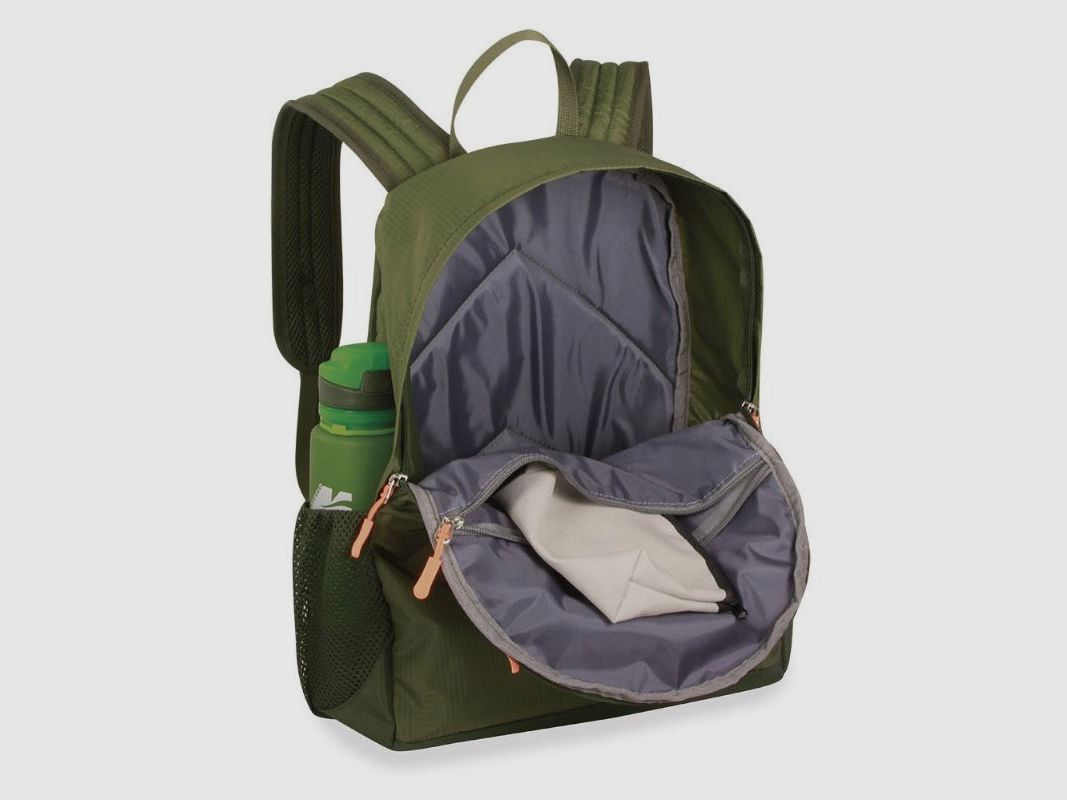 Grünes Rucksackmodell Luna 16 Liter Art. LUNA000M000 Gürteltasche, Bild 3 von 4