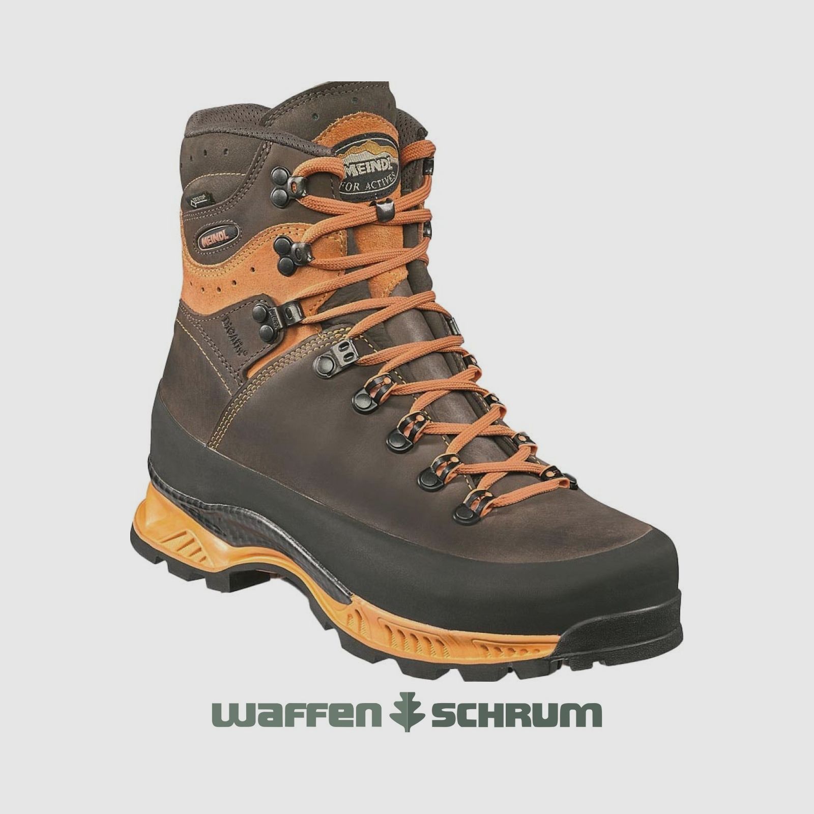 Meindl Stiefel Island MFS Rock Orange / Braun