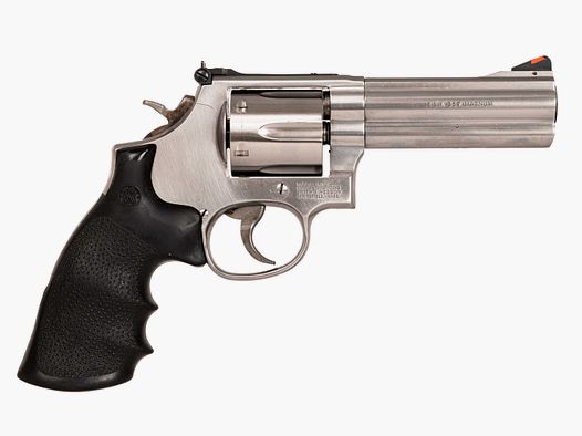 Smith & Wesson 686 , Gummi-Griffschalen, verstellbare Visierung, .357Mag