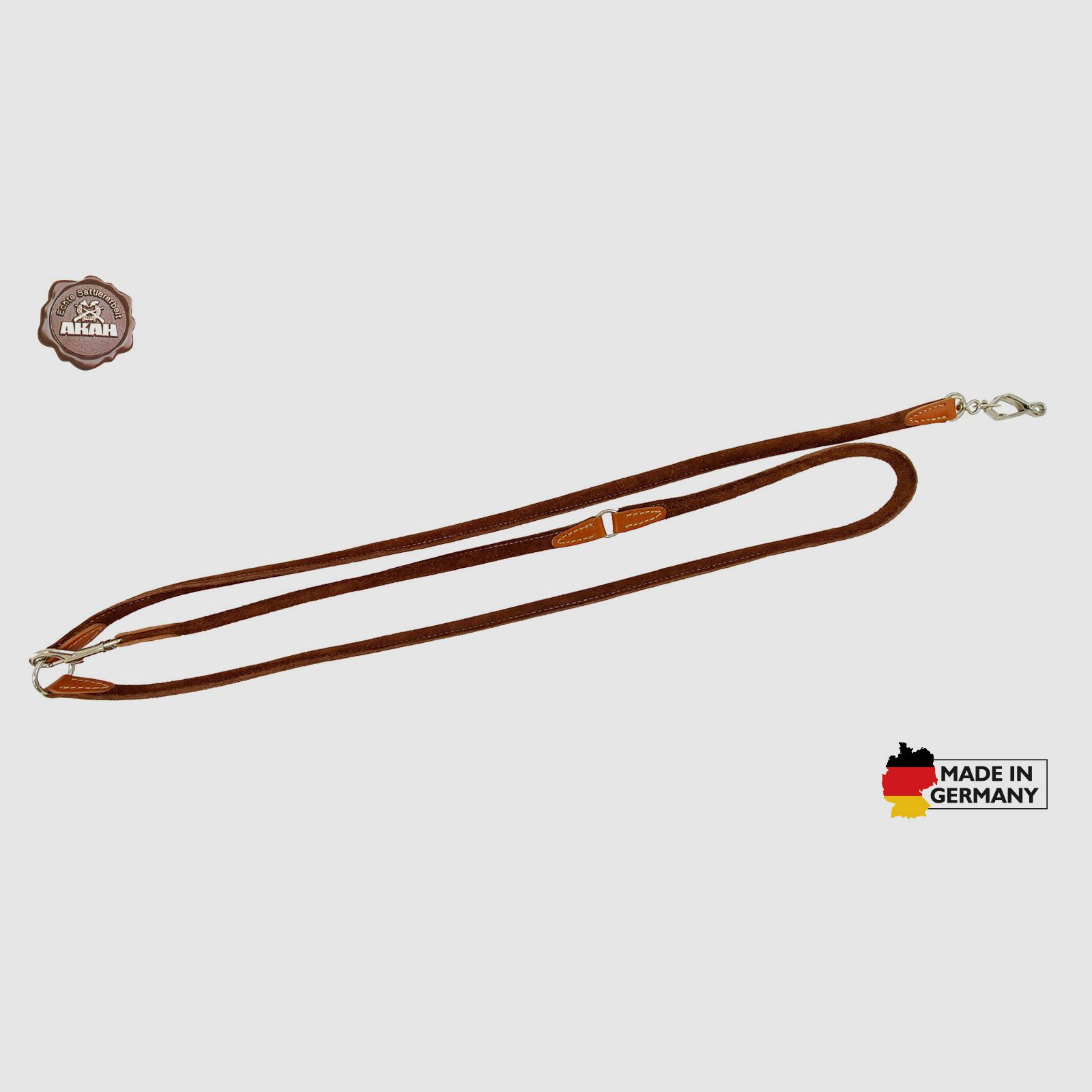 AKAH shoulder strap made of yak leather suede