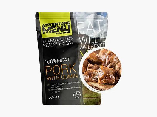 Adventure Menu Schweinefleisch mit Kümmel