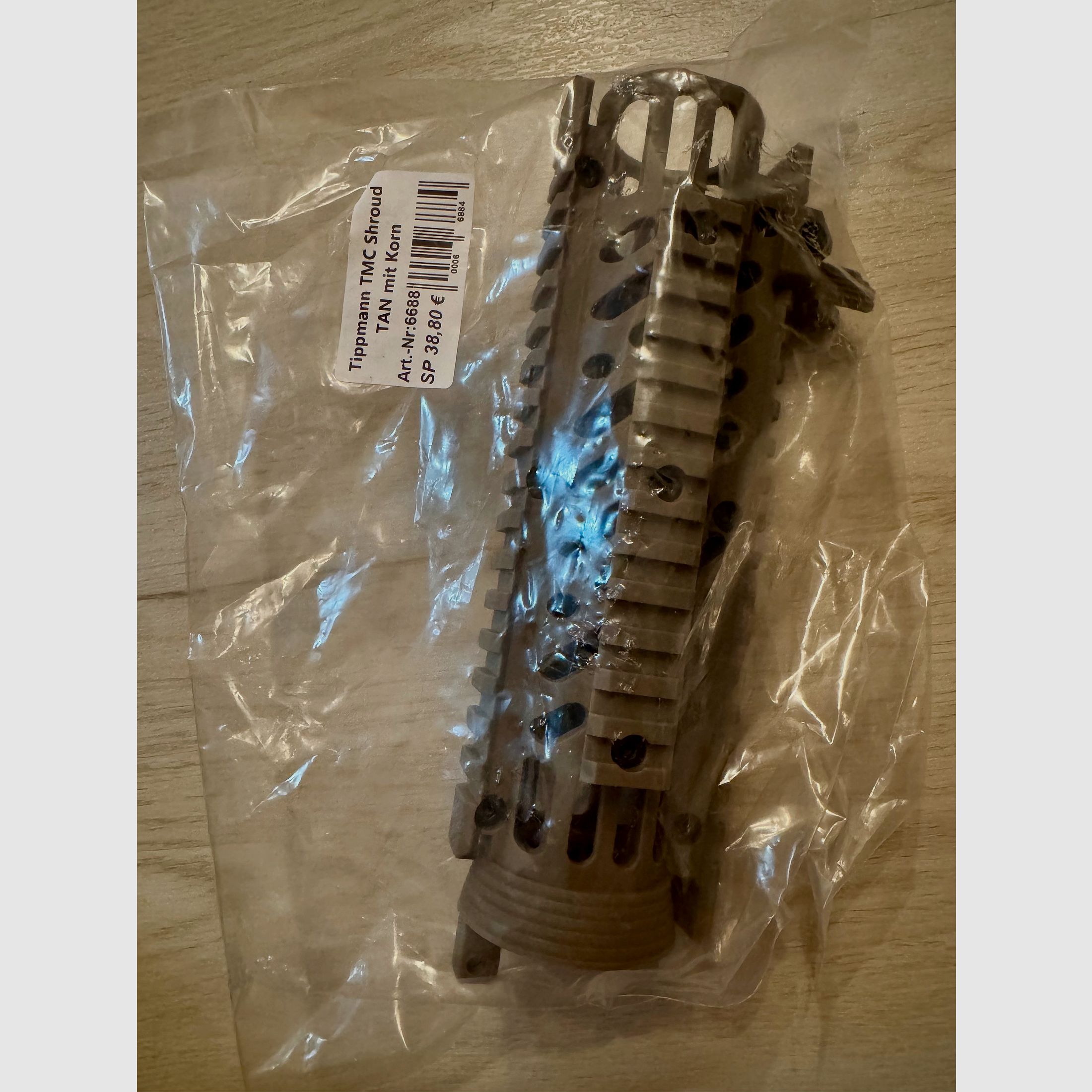 Tippmann TMC Shroud TAN con front sight